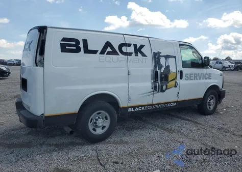 2017 Chevrolet Express G2500 from USA, damaged, VIN 1GCWGAFF9H1342804